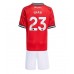 Manchester United Luke Shaw #23 Hjemmedraktsett Barn 2025-26 Korte ermer (+ Korte bukser)